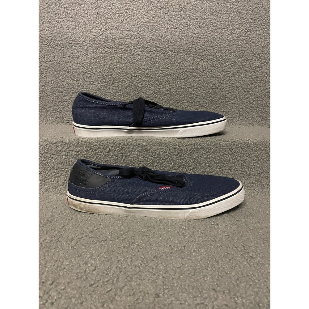 Levi's‎ Mens Miles Leather Casual Lace-up Sneaker Shoe Size 13 - Picture 7 of 10